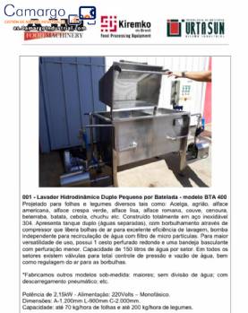 Lavadora doble hidrodin�mica por lote AJM