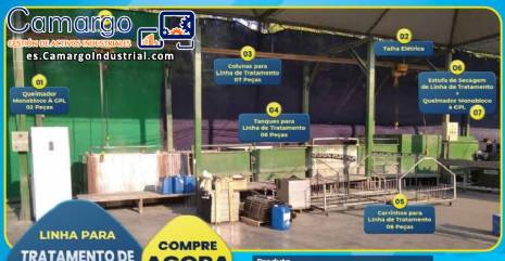 L�nea de tratamiento de superficies y pintura electrost�tica