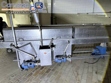 T�nel de enfriamiento para sistemas de llenado en caliente para productos llenados en caliente.