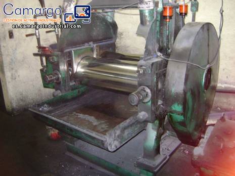 Conjunto de m�quinas para trabajar con goma