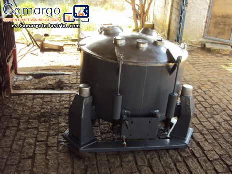 Centrifugadora industrial cesta PANA marca acero inoxidable AISI 316 l