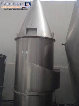 Cicl�n de acero inoxidable