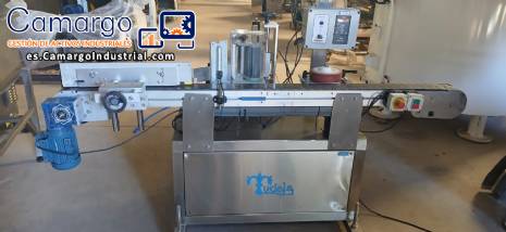 Etiquetadora automtica autoadhesiva para botellas cilndricas