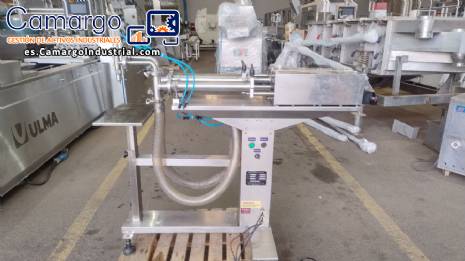 Llenadora neumtica semiautomtica de lquidos con dos boquillas