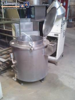 Olla de cocina de acero inoxidable de 50 litros