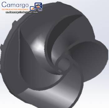 Pieza de rotor para bomba centrfuga TCI