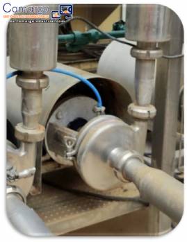 Bomba centrfuga sanitaria Triclover de acero inoxidable, 15 m/h