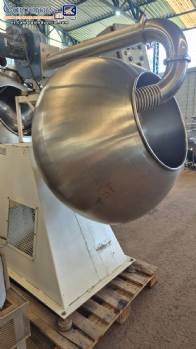 Juego de diez cubas de recubrimiento en acero inoxidable con capacidades entre 150 litros y 350 litros.