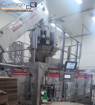 L�nea de envasado de aceite de oliva Maqinox en latas tipo bolsa