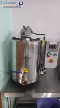 Vonin TD - V Tanque de fusin de chocolate con camisa de acero inoxidable de 30 kg