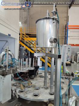 Dosificadora rotativa de acero inoxidable Delgo para ollas, vasos, lquidos, agua