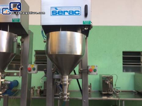 Máquina de envasado de líquidos semiautomática Serac