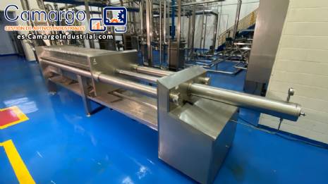 Filtro prensa hidr�ulico Strassburger Filter de 70 placas de acero inoxidable 316