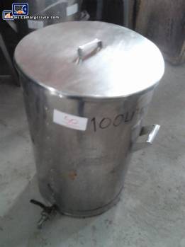 Tanque de acero inoxidable por 100 L