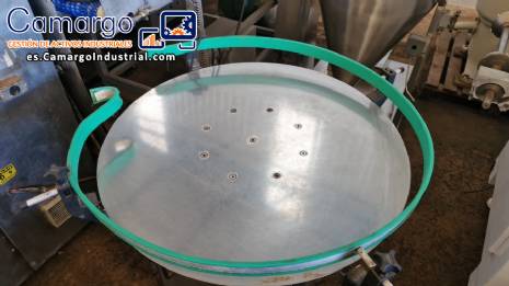 Mesa de acumulaci�n de acero inoxidable de 800 mm