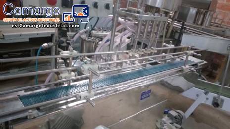 M�quina de llenado lineal de 4 boquillas Erli