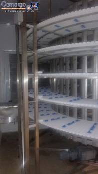 T�nel de congelaci�n helicoidal Girofreezer  ATS Brasil