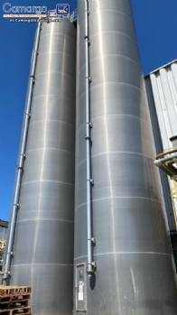 Silo tanque de almacenamiento a granel de aluminio ZEPPELIN 80 toneladas