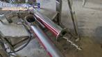 Silo de transferencia con transportador de tornillo de acero inoxidable Maqinox