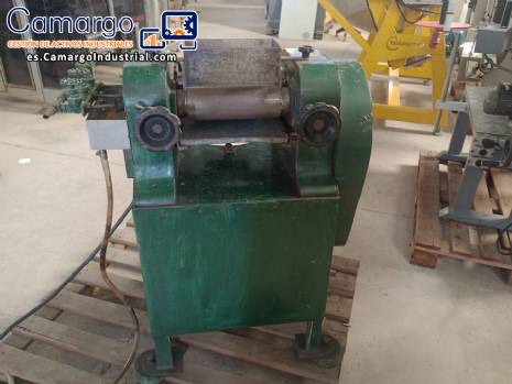 Molino de refinaci�n de rodillos de acero al carbono de 250 mm