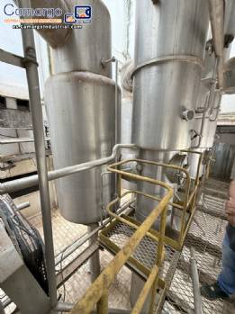 Sistema Spray Dryer con Atomizador Niro para leche en polvo.