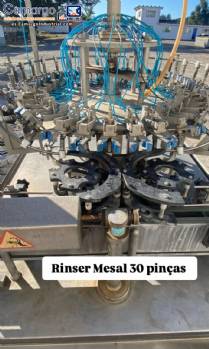 Lavadora enjuagadora automtica con 30 pinzas PET Mensual 9.000 botellas