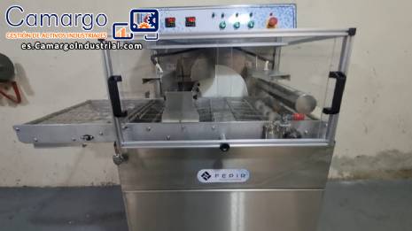 M�quina de recubrimiento de chocolate de acero inoxidable de 450 mm FEPIR