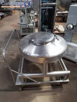 ep�sito de transferencia con soporte y ruedas