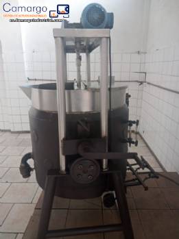 Batidora cocina gas inox olla 300 kg