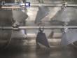 Mezclador interno de paletas de acero inoxidable con 2 ejes