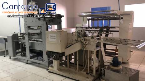 L�nea para la fabricaci�n de toallita humedecida