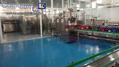 M�quina llenadora rotativa, lavadora-enjuagadora VMC, etiquetadoras de mangas con boquilla Narita, gal�n de 20 litros