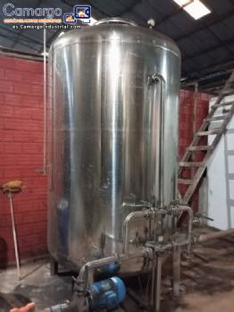 Filtro declarador de acero inoxidable Zegla de 15.000 litros Filtro declarador de acero inoxidable Zegla de 15.000 litros