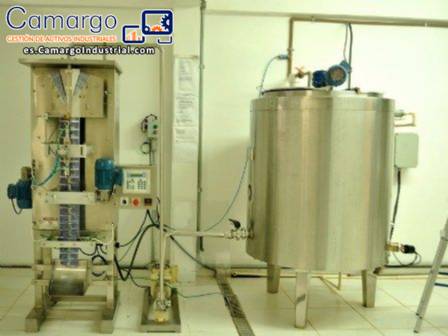 Línea para la producción de cremosinho Línea para la producción de cremosinho