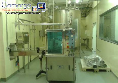 Línea para la producción de zumo / refresco / bebida y relleno en las copas / ollas Línea para la producción de zumo / refresco / bebida y relleno en las copas / ollas