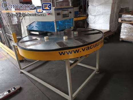 Selladora automática de blísteres giratoria Vacuum Center Selladora automática de blísteres giratoria Vacuum Center